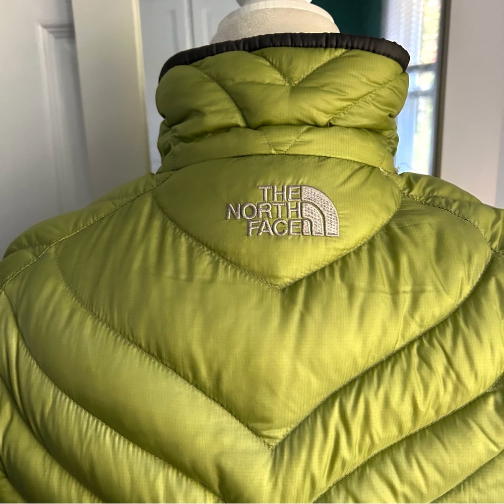 The North Face Summit Series Lime Puffer Down Jacket Small - Picture 3 of 16